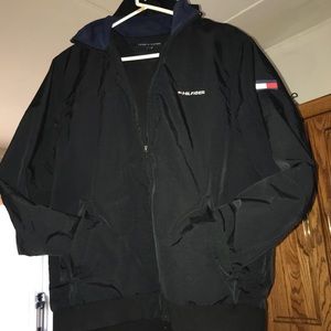 Tommy Hilfiger Men's Yacht Jacket, Large, hood